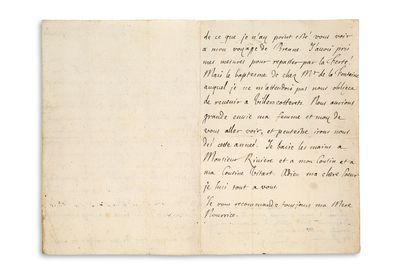RACINE Jean (1639-1699)
L.A., Paris 10 septembre...