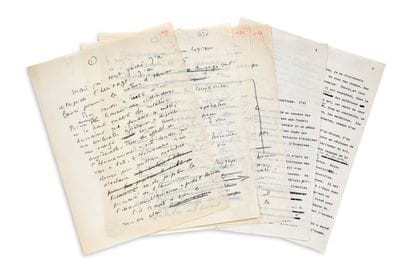SAINT-EXUPÉRY Antoine de (1900-1944)
MANUSCRIT...