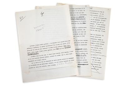 SAINT-EXUPÉRY Antoine de (1900-1944)
MANUSCRIT...