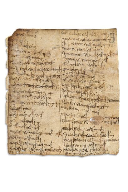 
FRAGMENT DE LA COMPTABILITÉ DOMANIALE DE...