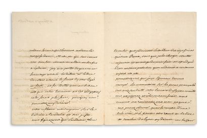 VOLTAIRE (1694-1778)
L.A.S. « V», Ferney...