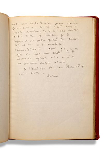 SAINT-EXUPÉRY Antoine de (1900-1944)
TAPUSCRIT...