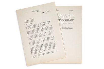 WRIGHT ORVILLE (1871-1948)

L.S., Dayton,...
