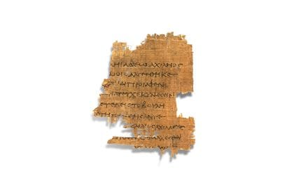 HOMERE
Fragment manuscrit de l’Iliade, [vers...