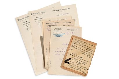 LOCARD Edmond (1877-1966) Médecin et criminologue,...