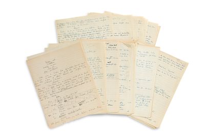 SARTRE Jean-Paul (1905-1980)
MANUSCRIT autographe...