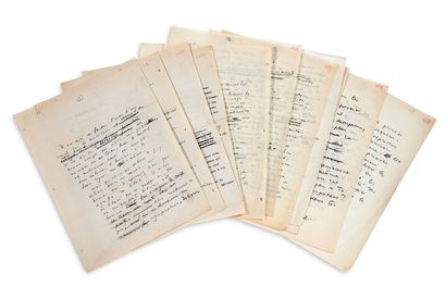 SAINT-EXUPÉRY Antoine de (1900-1944)
MANUSCRIT...