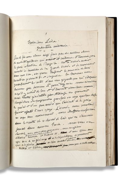 VIGNY Alfred de (1796-1863)
MANUSCRIT autographe...
