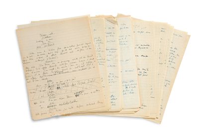 SARTRE Jean-Paul (1905-1980)
MANUSCRIT autographe...