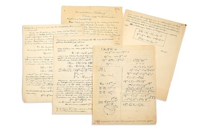 EINSTEIN Albert (1879-1955)
MANUSCRIT autographe...
