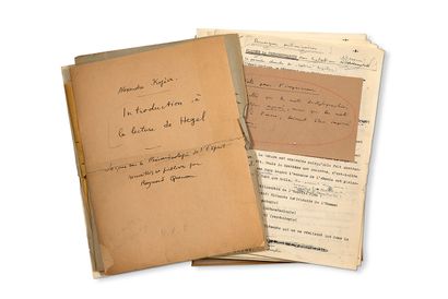 KOJÈVE Alexandre (1902-1968) ET QUENEAU Raymond
TAPUSCRIT...