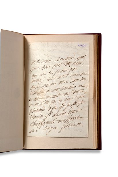 VIGNY Alfred de (1797-1863)
18 L.A.S. «Alfred...