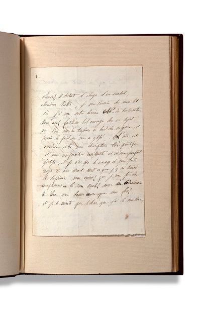 VIGNY Alfred de (1797-1863)
18 L.A.S. «Alfred...