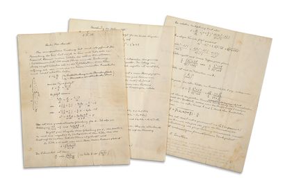 EINSTEIN Albert (1879-1955)
L.A.S. «A. Einstein...