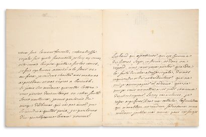 VOLTAIRE (1694-1778)
L.A.S. « frere Voltaire...