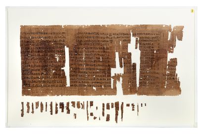 EGYPTE
Le Papyrus Tamérit 1. Exceptionnel...