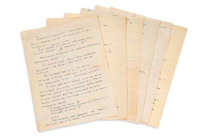 SAINT-EXUPÉRY Antoine de (1900-1944)
MANUSCRIT...