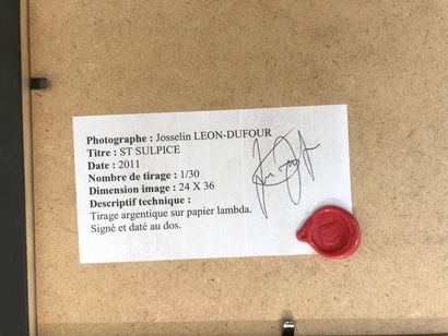 Josselin LEON-DUFOUR, photographer. St Sulpice,...