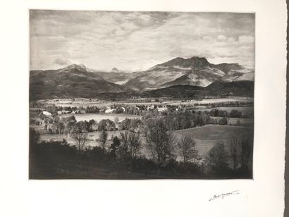 RENÉ JACQUES (1908-2003). Landscapes, circa...