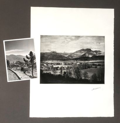 RENÉ JACQUES (1908-2003). Landscapes, circa...