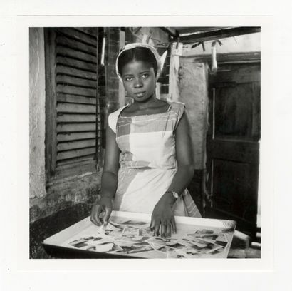 James BARNOR ( born 1929). Evelyn Abbew washing...