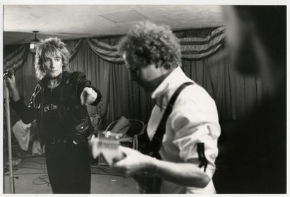 Rod STEWART (born 1945). In the studio, Los...