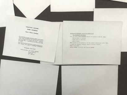 FASHION. COURRÈGES. Press kit, circa 1980-1982....