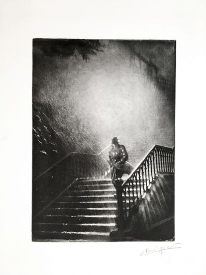 RENE-JACQUES (1908-2003). L'homme de la nuit,...