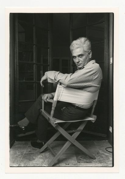 Jacques DERRIDA (1930-2004), philosopher....