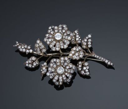 Jolie broche double 