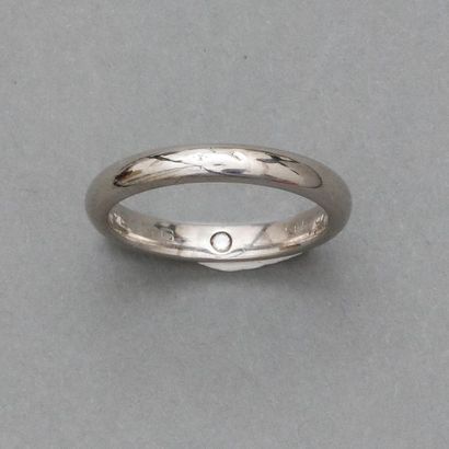 CHAUMET, Alliance en, platine 900 MM, brillant...