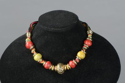 DENEZ pour Yves SAINT LAURENT - (Années 1980).



Collier...