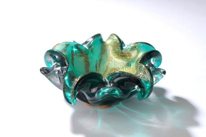 Petite coupe vide-poche en verre de Murano...