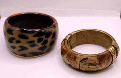 Oriental bracelet and panther bracelet, 7...