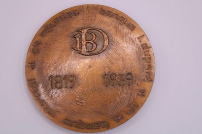Commemorative anniversary medal BANQUE DUPONT...