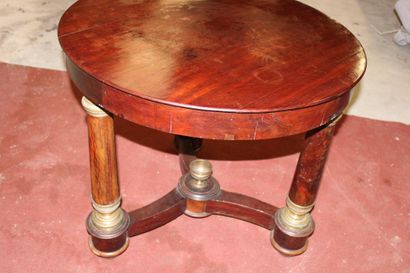 Round table / Pedestal table, Empire style,...
