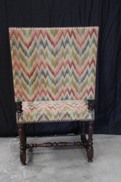 Armchair, natural wood, Haute Epoque style,...