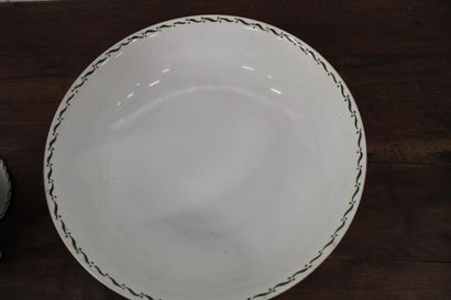 St Amand ceramic toilet set, including a...