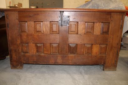 Large chest, Louis XIV style, late 18th century,...