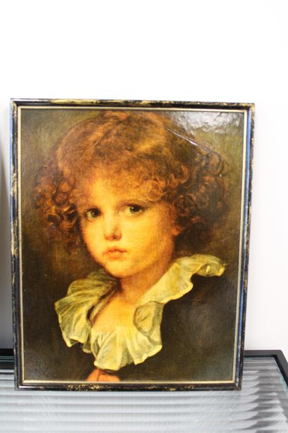 Two varnish paintings, 