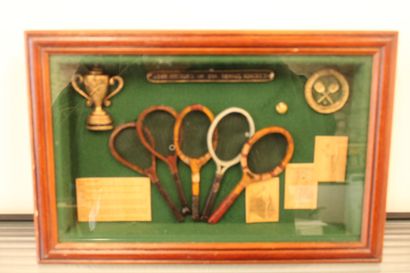 Framed model of 