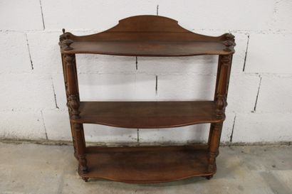Wall shelf with 3 shelves, 70x70x23