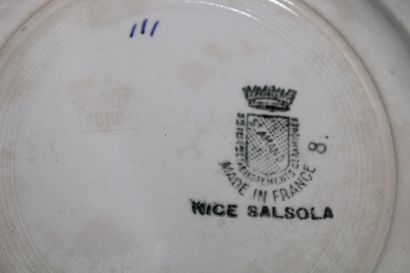 Earthenware or porcelain dinnerware set....