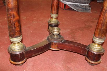 Round table / Pedestal table, Empire style,...