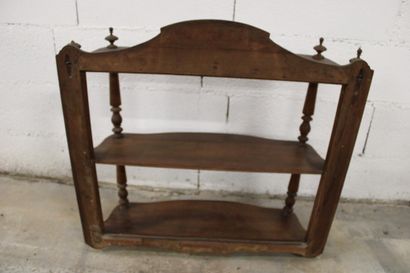 Wall shelf with 3 shelves, 70x70x23