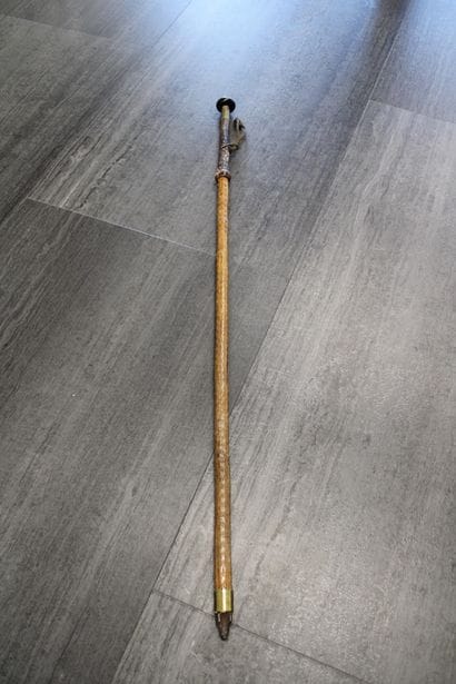 Makila, black plaited leather grip, black...