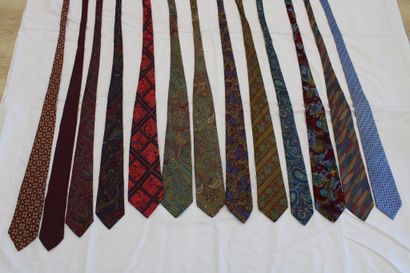 set of ties (26), various brands