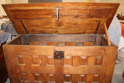 Large chest, Louis XIV style, late 18th century,...