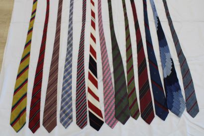 set of ties (26), various brands