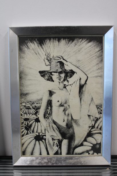 Female photo frames (2), silver 19x27.5